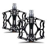 Oziral Pedale Fahrrad Fahrradpedale,Neue Aluminiumlegierung MTB Pedale für 9/16 Zoll. Fahrrad Pedale Geeignet für Rennrad, Mountainbike, BMX-Fahrrad, F