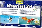 Tetra WaterTest Set - bestimmt zuverlässig & genau 5 wichtige Wasserwerten im Aquarium oder Gartenteich, professionelles Testlab