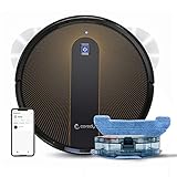 Coredy R750 Saugroboter mit Wischfunktion, 3in1 Staubsaugen Oder Nass Trocken Wischmopp, WLAN Staubsauger Roboter, App-Steuerung, 1600Pa Saugkraft, Leise, Reinigt Hartböden und Tierhaare (2200Pa)