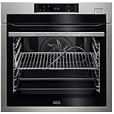 AEG BCO7882VA Einbaubackofen/SteamBoost – Multidampfgarer/WiFi-Vernetzung/Dampfreinigung/Kerntemperatursensor/SoftClosing/Touch-Bedienung/Kindersicherung/Vollauszug,1 Paar/A++