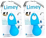 Limey Entkalk - Hilfe für Wasserhähne zur Entfernung von Kalkablagerungen, Blau, 2 Stück