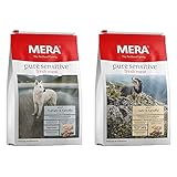 MERA Pure Sensitive Fresh Meat Adult Truthahn und Kartoffel Hundefutter – Trockenfutter für Hunde mit Einer Rezeptur & Pure Sensitive Fresh Meat Adult Huhn und Kartoffel H