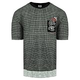 PUMA x Michael Lau Herren T-Shirt 530360 51, Rundhalsausschnitt, kurzärmelig, mit Tasche, Schwarz, weiß, XL