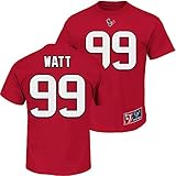 Majestic Athletic NFL Football T-Shirt Houston Texans J.J. Watt #90 Receiver II Trikot Jersey rot (M)