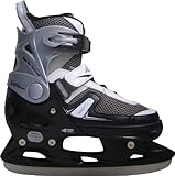Cox Swain größenverstellbare Kinder Schlittschuhe Push Gr. XS bis L, Farbe: Schwarz, Gr. L (40-43)