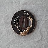 yubo Japanisches Samurai-Schwert Koshirae – Tsuba Alloy 096