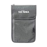 Tatonka Unisex – Erwachsene Neck Wallet Brustbeutel, Titan Grey, 14 x 22 x 1