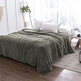 GHKWXUE Flusserdecke, super weiche warme Wurfdecke, Flanell doppelseitige Langhaardecke, No-Shedding warm, leicht, vielseitig for alle Jahreszeiten, perfekt fürs Bett, Sofa, Stuhl,