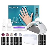 NEONAIL Smart Set Premium mit LED Lampe ECO 5x UV Nagellack 3 ml und Zubehö