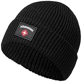 Höhenhorn 28B1 Ronce Knitted Beanie Unisex Herren Damen Mütze Schw