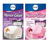 Küchle Mirror Glaze weiß & pink | Spiegelglasur | Tortendekoration | 2 x 95g