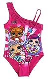 L.O.L Surprise LOL Überraschungspuppe für Mädchen, Einschulter-Badeanzug, Badeanzug, für den Strand Gr. 4 Jahre, R