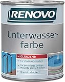 Brillux 750ml RENOVO Schwimmbadfarbe lidoblau Unterwasserfarbe Schwimmbeckenfarbe Poolfarb