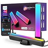 Govee Smart LED Lightbar, WiFi RGBIC LED TV Hintergrundbeleuchtung mit Kamera, Gaming Lampe Sync mit Musik, funktioniert mit Alexa und Google Assistant, LED Play Light Bar für 27-45 Zoll Fernseher PC