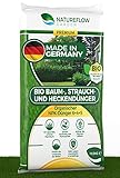 Bio Kirschlorbeer Dünger, Thuja Dünger, Heckendünger aus Deutschland – 100% natürlicher Premium Dünger für alle Sträucher, Obstbäume und Hecken für gesundes und schönes W