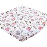 heimtexland Moderne Landhaus Tischdecke Mitteldecke 85x85 cm aus hochwertigem Jacquard in hell Natur mit schönem Blumen Druck - Tischwäsche Country Chic Typ312