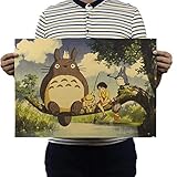Sunfauo Vintage Poster Classic Cartoon Movie Poster Kraftpapier Dekorative Malerei Old Style Wandaufkleber Antik Nostalgisch Retro Rahmenlos Antihaft 02