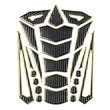 Tankpad Motorrad, Universal Motorrad Side Tankpad Gas Heizöl Tank Pad Aufkleber Protector Tank Traction Pad(Gold Edge)