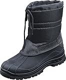 Canadian Snow Boots II Winterstiefel Schneestiefel Schwarz Thermo Winter Stiefel (Gr.45)