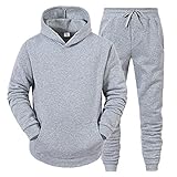 Asija Trainingsanzug Herren Jogginganzug für Männer Langarm Sportanzug Freizeitanzug Set Jogginghose Sweatshirt Herbst Hoodie Hose für Gym Fitness Sportbekleidung Trainingsjacke Sportjacke Track