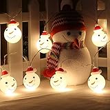 Tiyano LED-Bandleuchten LED Batterie Stromversorgung Schneemann gelb Lichtquelle Kreative 20 Lichtquelle .5m Schlafzimmer Urlaub Hochzeit Straße Garten Dekoration Lampe Vorhang Licht/String Lig