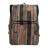 Ahomy Schulranzen Altholz Plank Hintergrund Reiserucksack College Book Tasche Computer Rucksack Tasche für Teenager Mädchen Jung