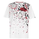 No Fear Herren Core Graph T-Shirt Kurzarm Rundhals White Smash XL