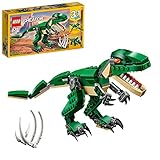 LEGO 31058 Creator Dinosaurier Spielzeug, 3in1 Modell mit T-Rex, Triceratops und Pterodactylus Figuren, Bausteine Set für Kinder ab 7 J
