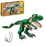 LEGO 31058 Creator Dinosaurier Spielzeug, 3in1 Modell mit T-Rex, Triceratops und Pterodactylus Figuren, Bausteine Set für Kinder ab 7 J