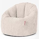 Lounge Pug®, Sitzsack Kuschel Lounge Sessel mit Hocker, Schlafsofa, Cord C