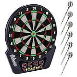 One plus one Electronic Dartboard, Darts Spiel, Home Party Set LCD Display Automatic Scoring Dart Plate, Scoring Board Bar Entertainment G