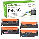 Aztech Kompatibel Tonerkartusche als Ersatz für Samsung CLT-P404C CLT-K404S Xpress SL C480W C480FW C430W C480 C430 C480FN CLT-Y404S CLT-C404S CLT-M404S C43X Drucker Toner C48X Series (4er-Pack)