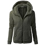 XTBFOOJ Salty Skin Kleider Pullover Damen Baumwolle Kurzmantel Damen Shirtjacke Damen Vokuhila Pullover Damen filzmantel Damen Langer Pullover Gastronomie Hemd Frauen Pullover W