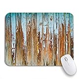Gaming Mauspad Braun Rustikal Holz der Wand Rostige Nägel Im Alter von Brett Rutschfeste Gummiunterlage Computer Mousepad für Notebooks Mausp