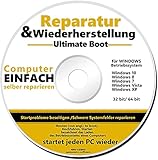 REPARATUR CD/DVD für Windows 10 bis XP NEU PC Reparatur Ultimate B