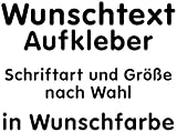 Samunshi® Tuning Aufkleber selbst gestalten Buchstaben Aufkleber Name Schriftzug Aufkleber Wunschtext Sticker selbst gestalten Autoaufkleb