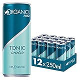 Organics by Red Bull Tonic Water Dosen Bio, 12er Palette, EINWEG, 12er Pack (12 x 250 ml)