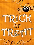 Blechschild Fall Decor Trick or Treat Halloween Spider Candy Home Garden Tin Metal Sign Metal Plate Plaque 8x12 I