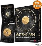 Astro-Cards: 43 astrologische Orakel-Karten mit Booklet: 43 astrologische Orakel-Karten mit Booklet in hochwertiger Stülpdeck