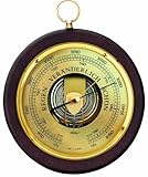 Fischer Barometer Pascal Holzgehäuse Nussbaumfarben 1436-12, Durchmesser 170