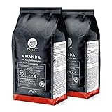 Amazon-Marke: Happy Belly Select Kaffeebohnen aus Ruanda, 2 x 500g