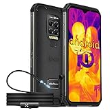 Ulefone Armor 9 Outdoor Smartphone mit Wärmebildkamera & Wasserdichtem Endoskop, 6.3 Zoll FHD+ 64MP Kamera 128GB ROM+8GB RAM 6600mAh IP68 Wasserdicht Handy Ohne Vertrag