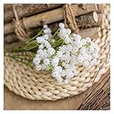 YSDSPTG Künstliche Blumen Kunststoff Künstliche Blumen Bouquet Bunte Gypsophila DIY Hochzeit Hause Balkon Im Freien Dekoration Gefälschte Blume Freizeit, Haus & Garten (Farbe : TA162)