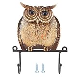 Fyearfly Wandaufhänger, Eulenform Wandhaken Rack Kleiderbügel Hut Kleiderbügel Halter Vintage Home Wohnzimmer O