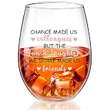 Chance Made Us Colleagues Stammloses Weinglas, 17 Unzen Mitarbeiter Freund BFF Geschenk für Lustig Mitarbeiter Weggehen Mitarbeiter Verlassen Abschied Ruhestand Party Chef Danke Geburtstag