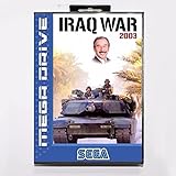 DeVoNe Irak-Krieg 2003-Spielkassette 16-Bit-MD-Spielkarte mit Kleinkasten für Sega Mega Drive für Genesis (Schwarz)