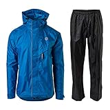 AGU Essential Passat Regenanzug, Regenkleidung Fahrrad Herren & Damen, Wasserdicht & Reflektierend, 100% Recyceltes Polyester, Unisex - M - B