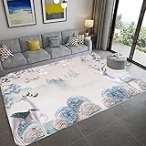 3D Creativity Fawn Sika Deer Printed Carpet Anti-Slip Carpet Printed Rugs Living Room Bedroom Bedside Sofa Floor Decor Mat 60X100