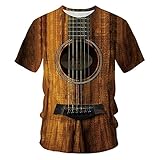 T-Shirt Herren Regular Fit 3D Drucken Rundhals Tops Herren Moderner Mode Hip Hop Style Shirt Herren Outdoor Lässig Urlaub T-Shirt Herren Sommer Kurzarm Shirt H