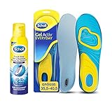 Scholl GelActiv Einlegesohlen Everyday für Freizeitschuhe Größe 35,5-40,5 - Scholl Fresh Step Geruchsstopp Schuh Deo 150ml - (1 Paar Scholl Einlegesohlen, Scholl Schuh Deo 1 x 150ml)